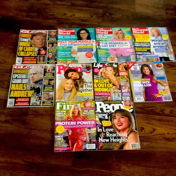 💕😻 BRAND NEW TAYLOR SWIFT 10 New magazines JUST FOR YOU PEOPLE WOMEN’S WORLD - Picture 1 of 17